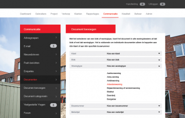Interface Document Toevoegen | homeDNA