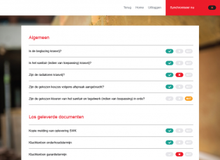 Bouwkwaliteit app homeDNA opleveren
