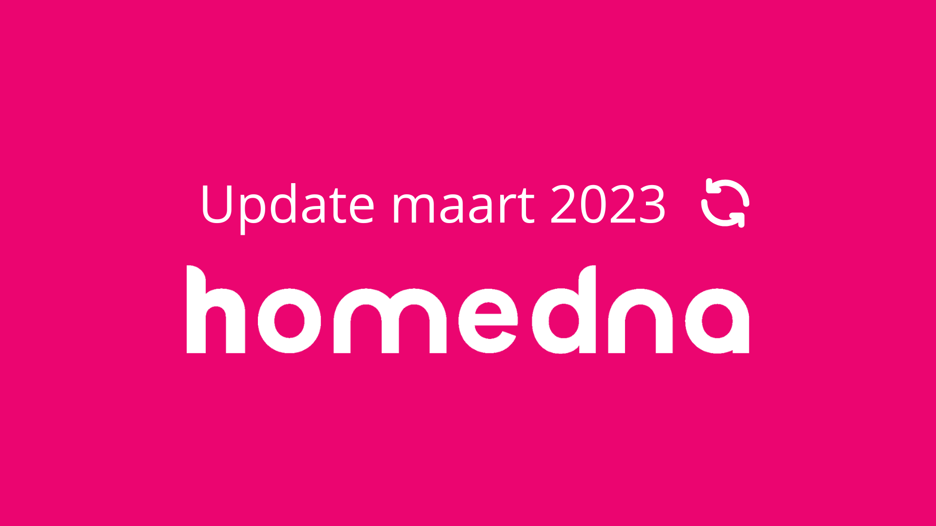 Update maart 2023